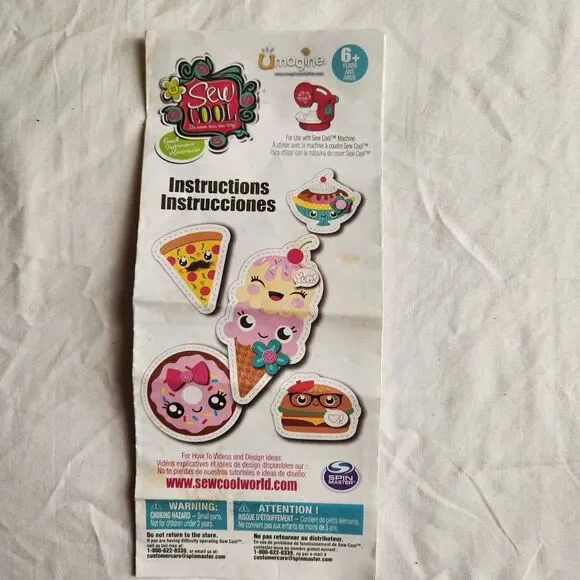 Sew Cool Sewing Machine - Purple w/ Pink Accents W/ Accessories - Picture 15 of 16